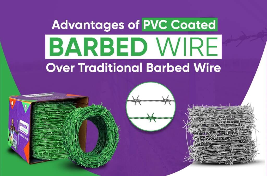Advantages of PVC Coated Barbed Wire Over Traditional Barbed Wire