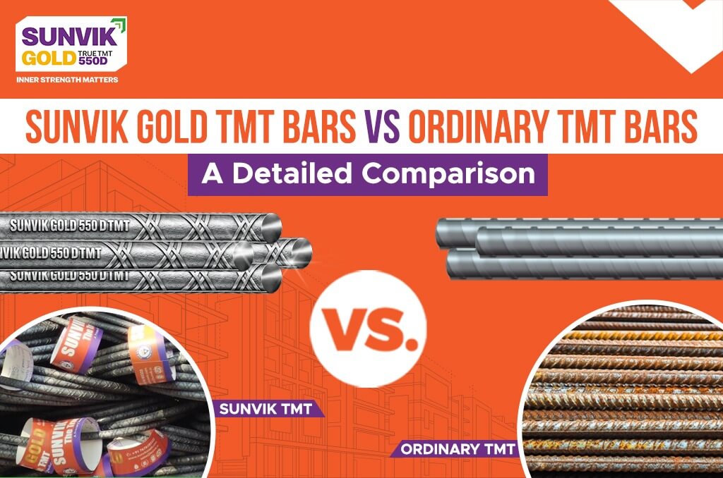 Sunvik Gold TMT Bars vs Ordinary TMT Bars A Detailed Comparison