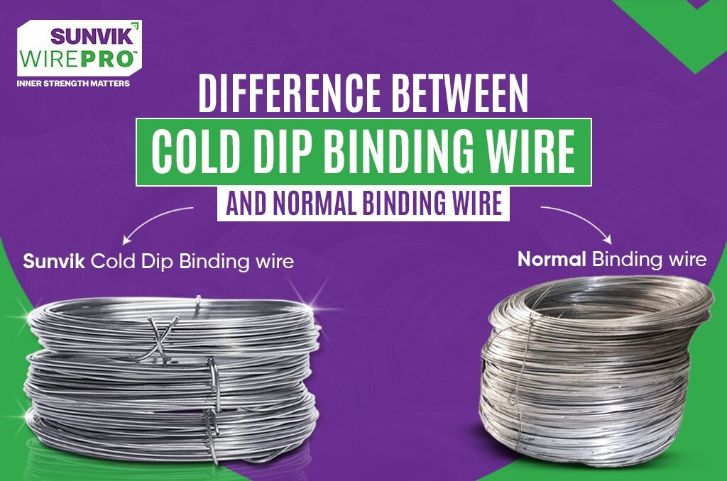 Difference Between Cold Dip Binding Wire and Normal Binding Wire