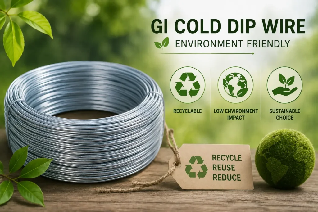 Is GI Cold Dip Wire Environment Friendly?