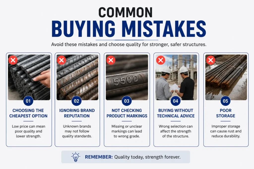 TMT Bar Common Buying Mistakes
