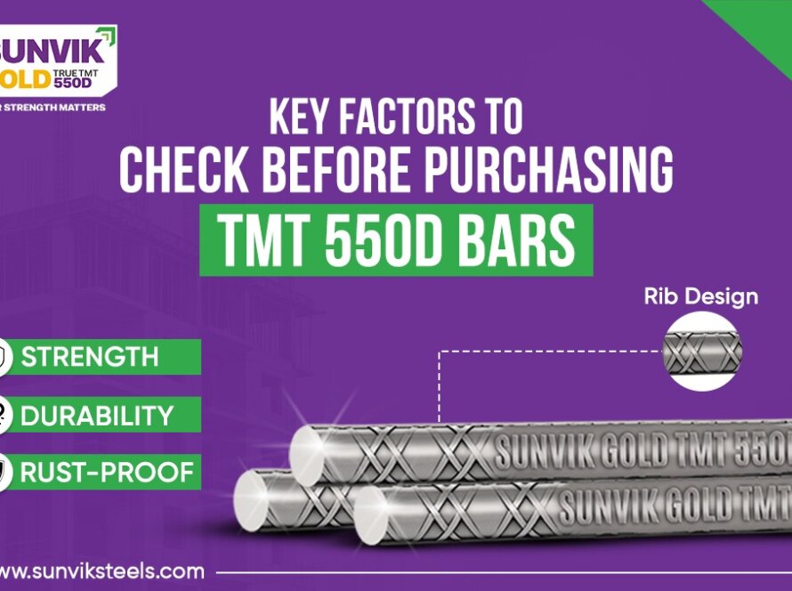 Key Factors to Check Before Purchasing TMT 550D Bars