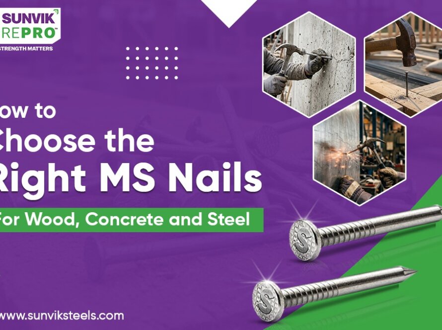 How to Choose the Right MS Nails for Wood, Concrete and Steel